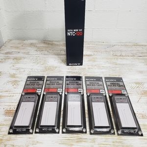 Sony Digital Micro Tape NTC-120 5 NEW IN BOX